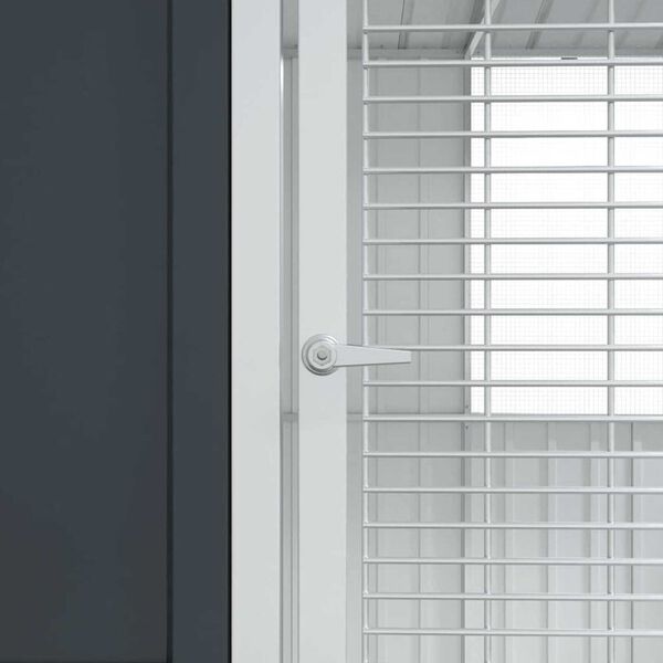 vidaXL Bird Cage Anthracite 215 x 209 x 230 cm Galvanised steel