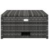 vidaXL 4 Piece Garden Lounge Set with Cushions Poly Rattan Grey