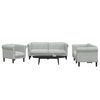 vidaXL 3 Piece Sofa Set Dark Green Velvet