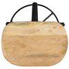 vidaXL Bar Stools 2 pcs 52 cm Solid Mango Wood