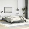vidaXL Bed Frame without Mattress Dark Grey 137x187 cm Double Fabric