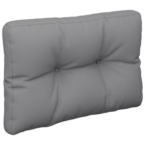 vidaXL Pallet Cushion Grey 60x40x12 cm Fabric