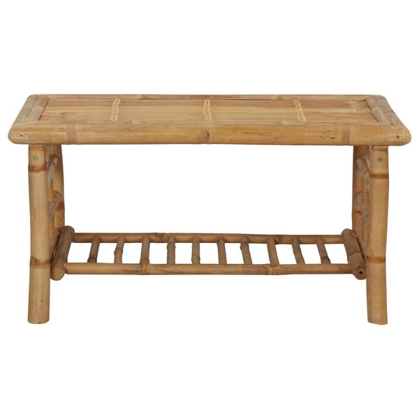 vidaXL 4 Piece Garden Lounge Set with Cushions Bamboo