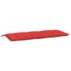 vidaXL Garden Bench Cushions 2pcs Red 120x50x7cm Oxford Fabric