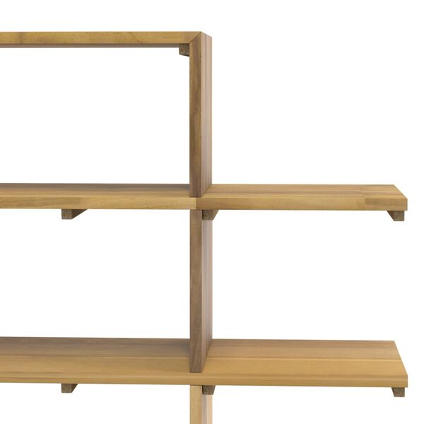 vidaXL Book Cabinet 100x30x120 cm Solid Wood Teak