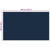 vidaXL Floating PE Solar Pool Film 260x160 cm Black and Blue