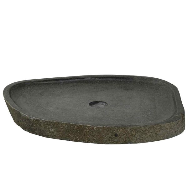 vidaXL Basin Grey (38-45) x (38-45) x 12 cm River stone
