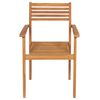 vidaXL 9 Piece Garden Dining Set Solid Teak Wood