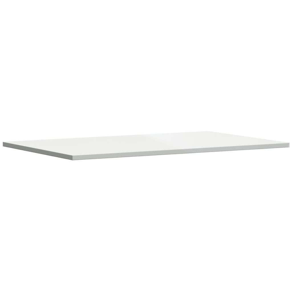 vidaXL Bookshelf Boards 8 pcs High Gloss White 80x50x1.5 cm Engineered Wood