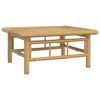 vidaXL 7 Piece Garden Lounge Set with Dark Grey Cushions Bamboo