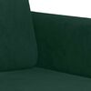 vidaXL 2 Piece Sofa Set Dark Green Velvet