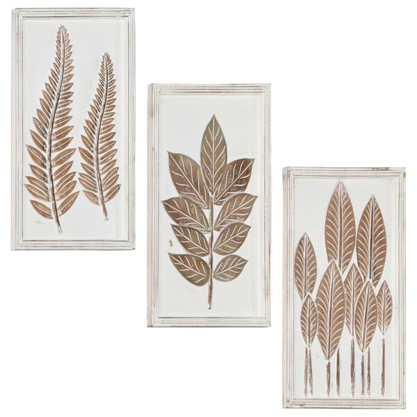 vidaXL Hand-Carved Wall Panels 3 pcs MDF 40x60x1.5 cm