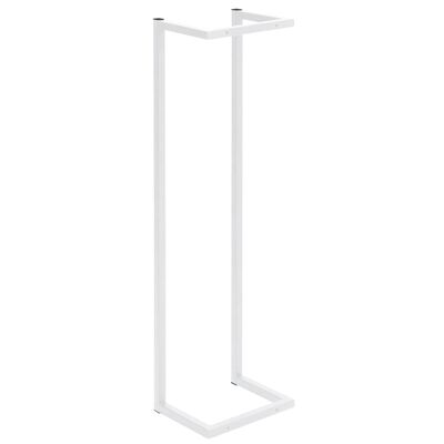vidaXL Towel Rack White 25x20x95 cm Steel