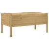 vidaXL Coffee Table FLORO Wax Brown 99x55.5x45 cm Solid Pine Wood