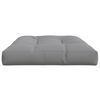 vidaXL Pallet Cushion 120x80x12 cm Grey Fabric