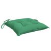 vidaXL Chair Cushions 2 pcs Green 40x40x7 cm Oxford Fabric