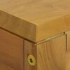 vidaXL Wall-mounted Bathroom Cabinet 110x45x30 cm Solid Wood Teak