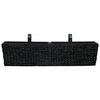 vidaXL Planters 2 pcs Water Hyacinth Black