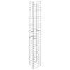 vidaXL Gabion Baskets 3 pcs Galvanised Steel 25x25x197 cm