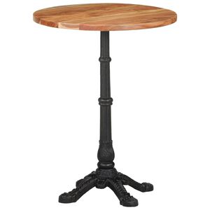 vidaXL Bistro Table &Oslash;60x76 cm Solid Acacia Wood