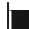 vidaXL 3-Panel Room Divider Black 150x180 cm
