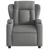 vidaXL Recliner Chair Dark Grey Fabric