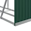 vidaXL Log Holder Green 300x45x100 cm Galvanised Steel