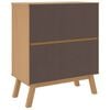 vidaXL Drawer Cabinet OLDEN Brown Solid Wood Pine