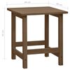 vidaXL Garden Adirondack Chair with Table Solid Fir Wood Brown