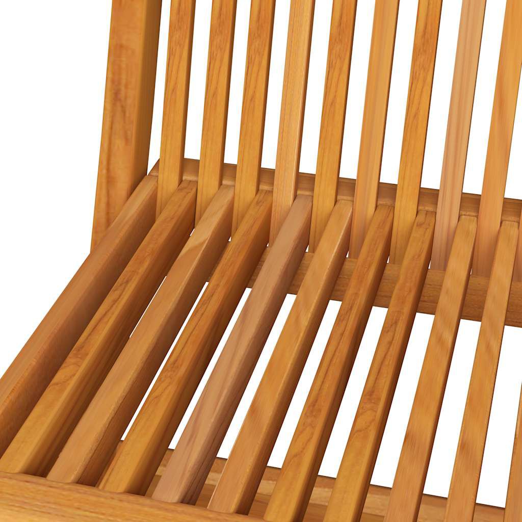vidaXL Garden Chairs with Anthracite Cushions 6 pcs Solid Teak Wood