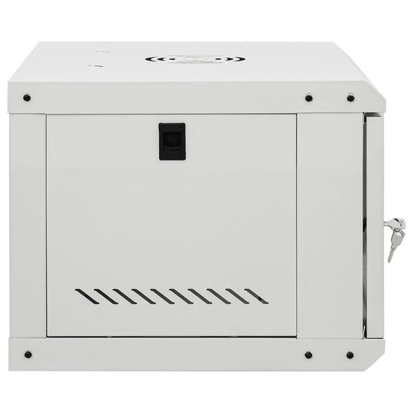 vidaXL 6U Wall Mounted Network Cabinet 19" IP20 53x40x30 cm