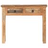 vidaXL Console Table 90.5x30x75cm Solid Acacia Wood and Reclaimed Wood