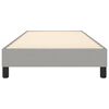 vidaXL Box Spring Bed Frame Light Grey Twin XL Fabric (US Only)
