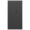 vidaXL Locker Cabinet Anthracite 90x40x180 cm Steel