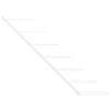 vidaXL Wall-mounted Wine Rack for 7 Bottles White Metal