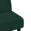 vidaXL 2 Piece Sofa Set with Pillows Dark Green Velvet