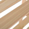 vidaXL 3-Tier Storage Rack 80x28.5x90 cm Solid Pinewood