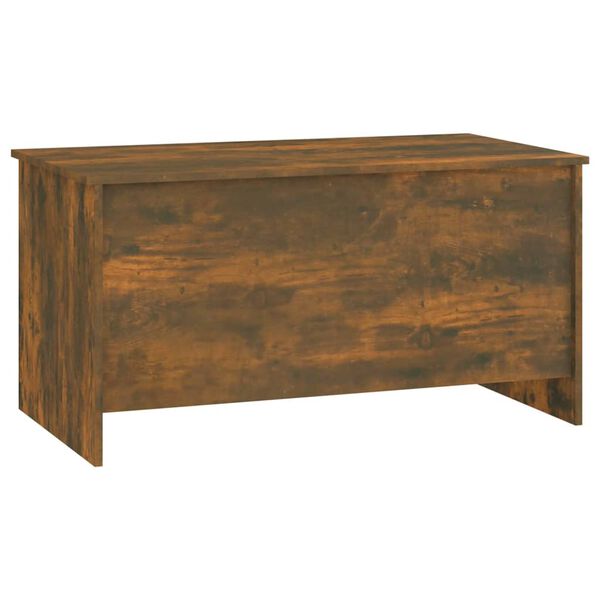 vidaXL Coffee Table Smoked Oak 102x55.5x52.5 cm Engineered Wood