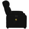 vidaXL Stand up Massage Recliner Chair Black Fabric