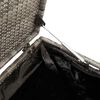 vidaXL Garden Storage Box Grey 220x50x58 cm Poly Rattan