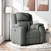 vidaXL Recliner Chair Dark Grey Fabric