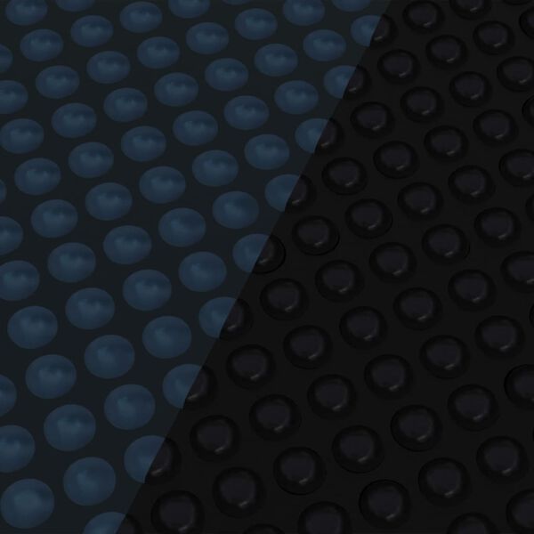 vidaXL Floating PE Solar Pool Film 260x160 cm Black and Blue