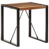 vidaXL Dining Table 70x70x75 cm Solid Acacia Wood