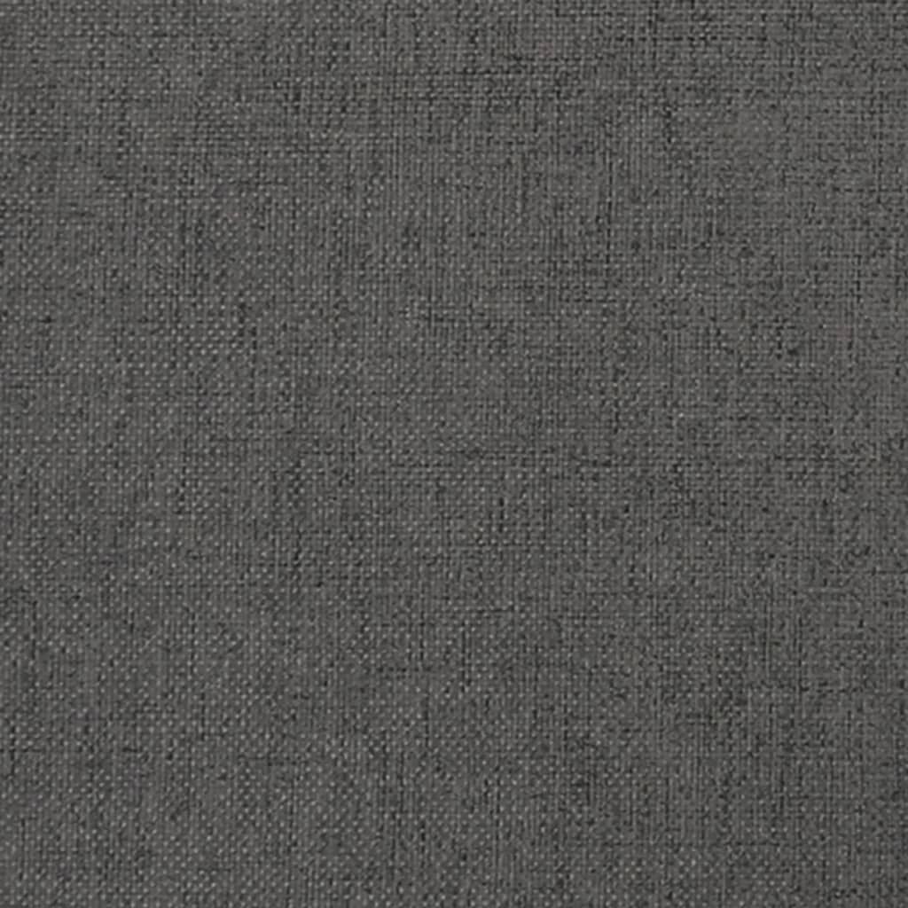 vidaXL 2-Seater Sofa Bed Dark Grey Fabric