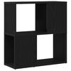 vidaXL Entertainment Center Black 60 x 24 x 63 cm Engineered wood