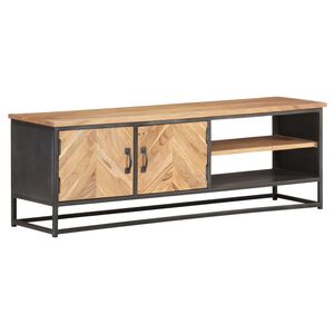 vidaXL TV Cabinet 120x30x40 cm Solid Acacia Wood