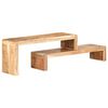 vidaXL 2 Piece TV Cabinet Solid Acacia Wood