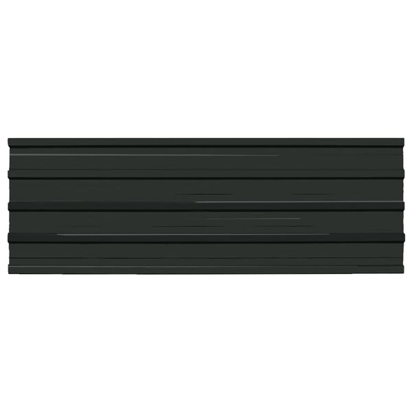 vidaXL Roof Panels 12 pcs Galvanised Steel Anthracite