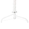 vidaXL Slim Artificial Half Christmas Tree with Stand White 150 cm