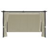 vidaXL Gazebo 4x3 m Cream